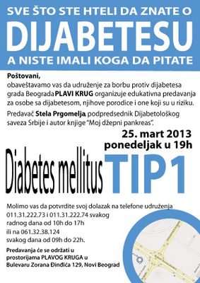 Predavanje: Dijabetes tip 1