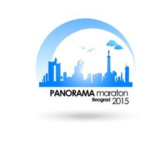 Plavi krug na 2. Panorama trening maratonu