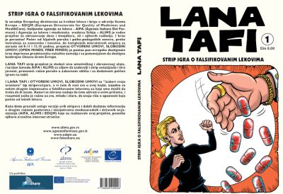 Edukacija u Plavom krugu o falsifikovanim lekovima kroz strip “Lana Tafi”