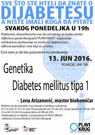 Predavanje: genetika diabetes mellitusa tip 1
