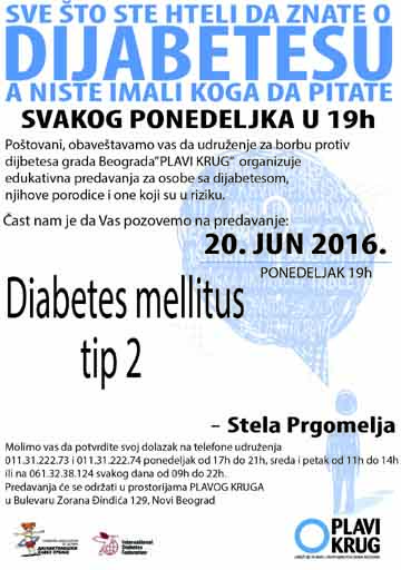 Predavanje: Diabetes mellitus tip 2