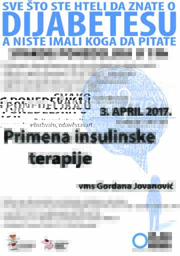 Predavanje: Primena insulinske terapije